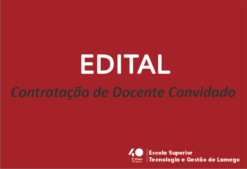 Contratação de Docente Convidado (Área Disciplinar de Gestão)