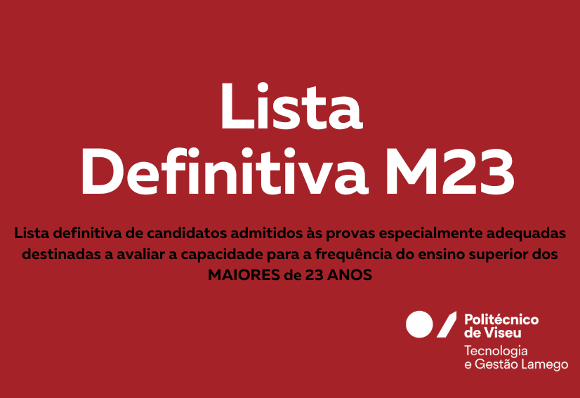 Lista definitiva Maiores 23 anos