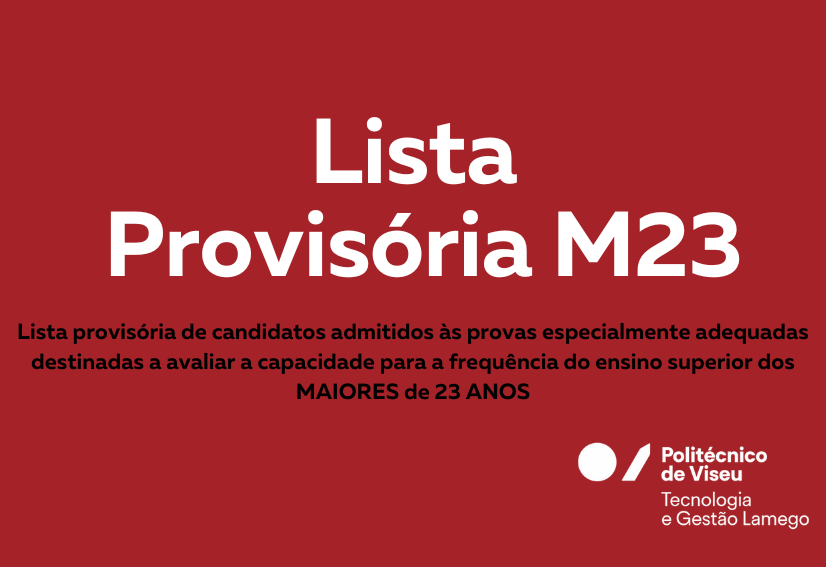 Lista provisória Maiores 23 anos