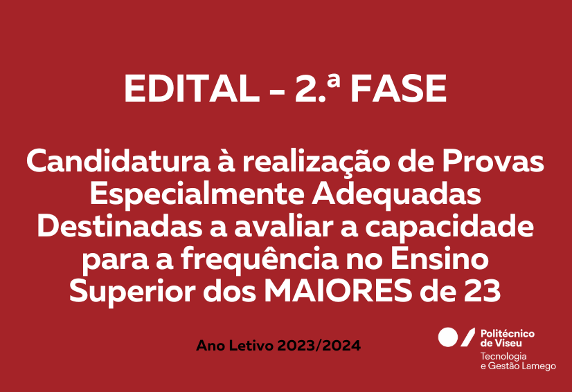 Edital – Candidatura dos M23