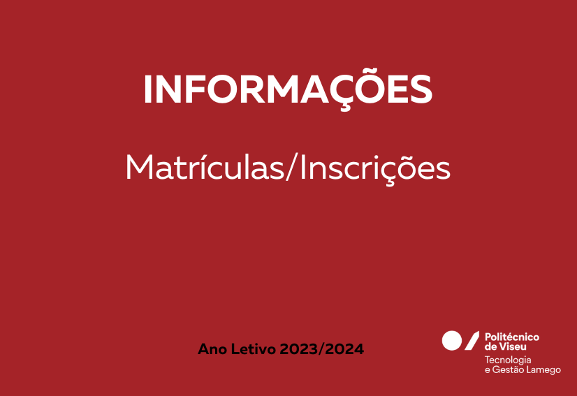 Informações: Matrículas/Inscrições