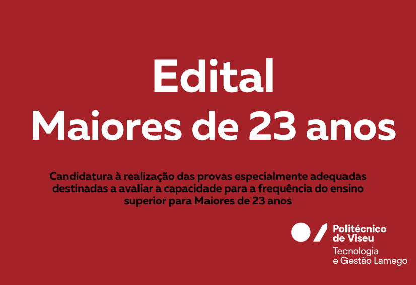 EDITAL: Maiores de 23 anos