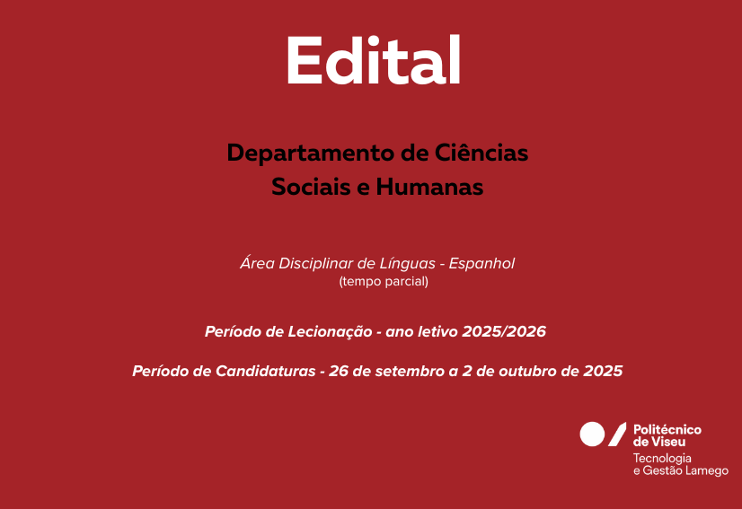 Edital – Docente (tempo parcial) Espanhol