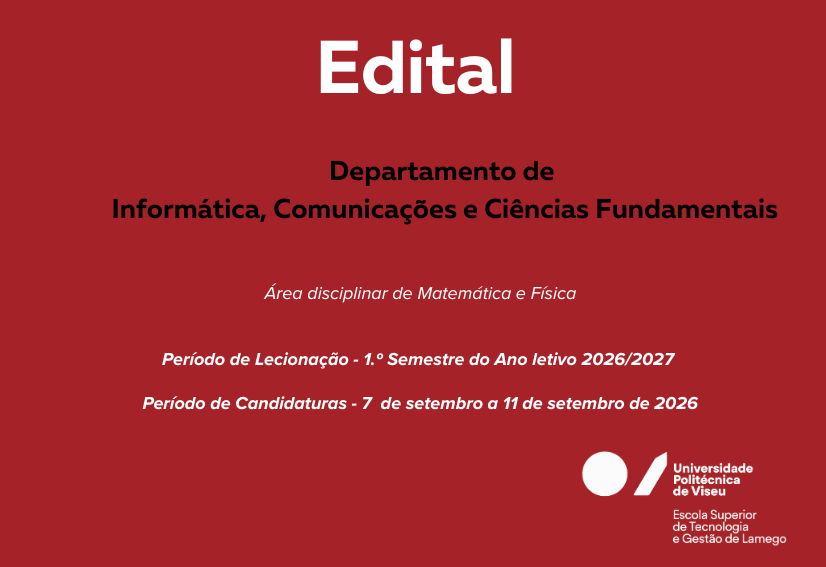 Edital – Docente matemática e física